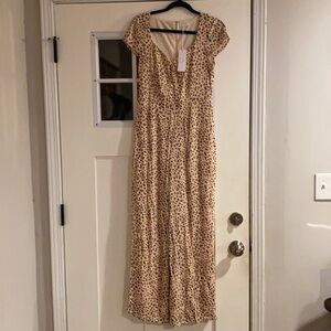 Sage medium jumpsuit NWT.
